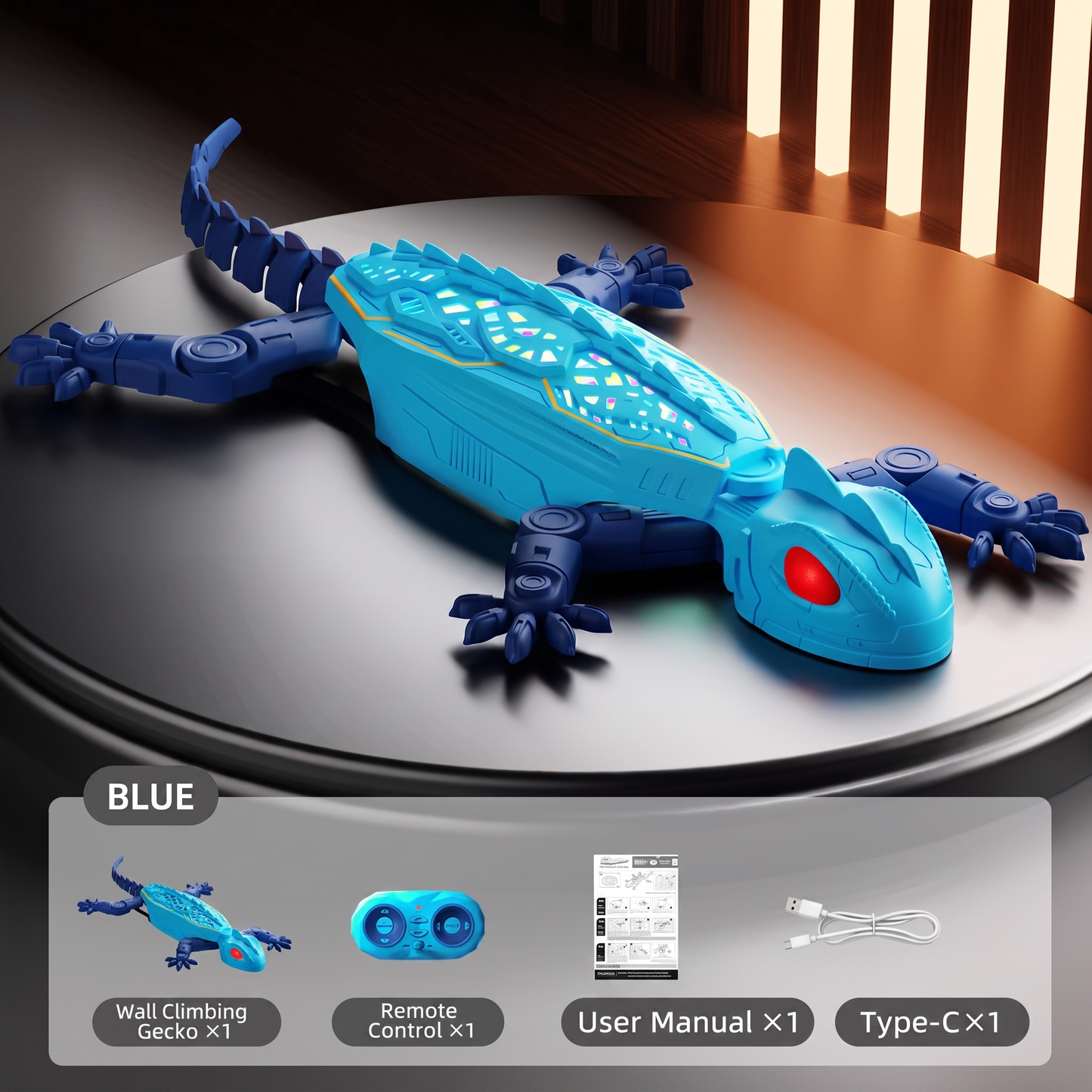 GeckoGlide™ Skitter Lizard Chase Toy